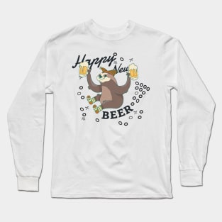 Happy new beer Long Sleeve T-Shirt